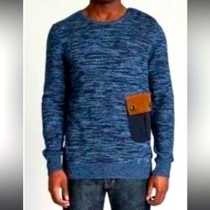 GOODALE Sweater Men’s XL Designed in New York City Corduroy Pocket Detail-NWOT